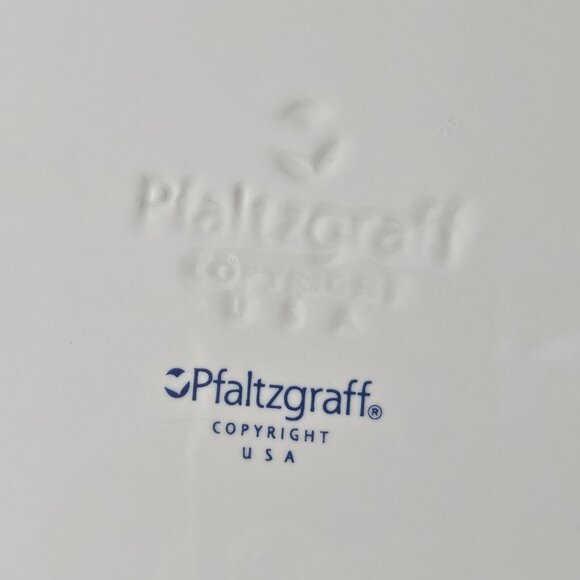 Pfaltzgraff Snow Bear Oval Serving Platter 13" USA holiday Christmas serveware - Picture 8 of 9